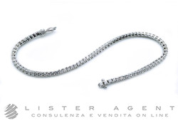 BRACCIALE Tennis in oro bianco 18Kt con diamanti ct 2.86 G/H VVS2 VS1 Ref. BR207. NUOVO!