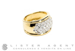 ANELLO in oro giallo 18Kt e con diamanti ct 5.60 G VVS2 Misura 20. RIGENERATO!