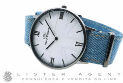 HARRY WILLIAMS orologio in acciaio brunito Argenté Ref. HW-2402M/35. NUOVO!