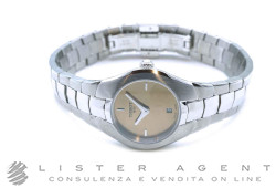 TISSOT orologio T-Round lady in acciaio Ref. T096.009.11.431.00. NUOVO!