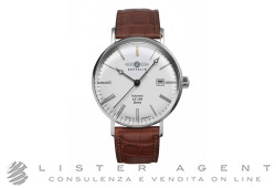 ZEPPELIN - LZ120 Rome orologio automatico da uomo con piccoli secondi e datario con cinturino in pelle AUT Ref. 7154-1. NUOVO!