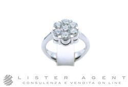 ANELLO Design SKR in oro bianco 18Kt con diamanti. NUOVO!