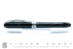 VISCONTI FIRENZE penna roller collezione Rembrant in resina color nero e ottone placcato palladio. NUOVA!
