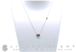 MIMI' collana Zabette in oro rosa 18Kt con  topazio azzurro Ref. P24VZRTAZ. NUOVA!