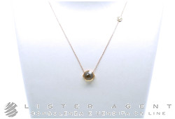MIMI' collana Zabette in oro rosa 18Kt con  quarzo citrino Ref. P24VZRCTR. NUOVA!