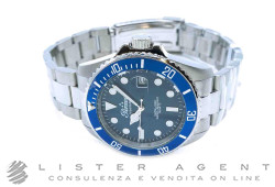 PERSEO orologio Trestelle Sub in acciaio Blu Ref. 91904.02. NUOVO!