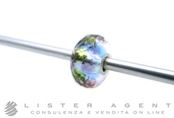 TROLLBEADS beads in vetro sfaccettato viola e verde. NUOVO!