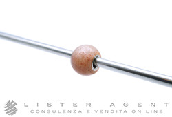 TROLLBEADS beads in argento 925 e pietra naturale rosa. NUOVO!