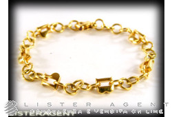 PASQUALE BRUNI bracciale porta Charms in oro giallo 18Kt. NUOVO!
