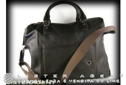 MONTBLANC porta documenti grande in pelle marrone Ref. 103688. NUOVO!
