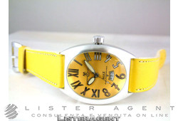 MONTRES DE LUXE Max Alluminium Solo tempo giallo. NUOVO!