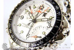 TX Sport Fly-Back Chronograph Compass 730 Series acciaio Argenté Ref. T3B911NX. NUOVO!