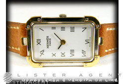 HERMES Croisière lady in acciaio bicolore Bianco Ref. 6330702. NUOVO!