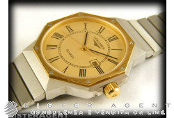 LONGINES solo tempo acciaio e oro 14kt Ref. 46934.912. NUOVO!