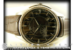 HAMILTON Riva riserva di carica in acciaio Limited Edition Marrone AUT Ref. H345190. NUOVO!