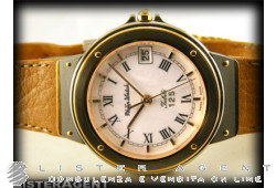 PHILIP WATCH Jubilé 125 solo tempo bianco acciaio e oro Ref. 5832. NUOVO!