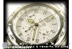 TAG HEUER 6000 crono automatic in acciaio Bianco AUT Ref. CH5110BA0675. NUOVO!