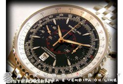 BREITLING Montbrillant Légende crono automatic in acciaio Nero AUT Ref. A2340C1B871445A. NUOVO!