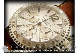 HAMILTON Khaki Action crono in acciaio Bianco AUT Ref. H635568153. NUOVO!