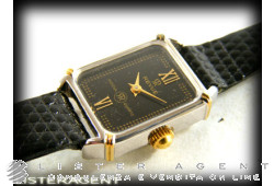 REVUE rettangolare lady in acciaio Nero Ref. ZB10491B. NUOVO!