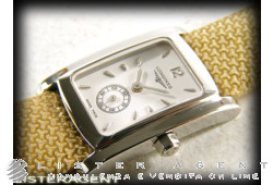 LONGINES Dolce Vita lady in acciaio Bianco Ref. L51554163. NUOVO!