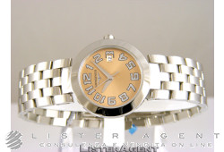 LONGINES solo tempo in acciaio Salmone Ref. L55054936. NUOVO! 	