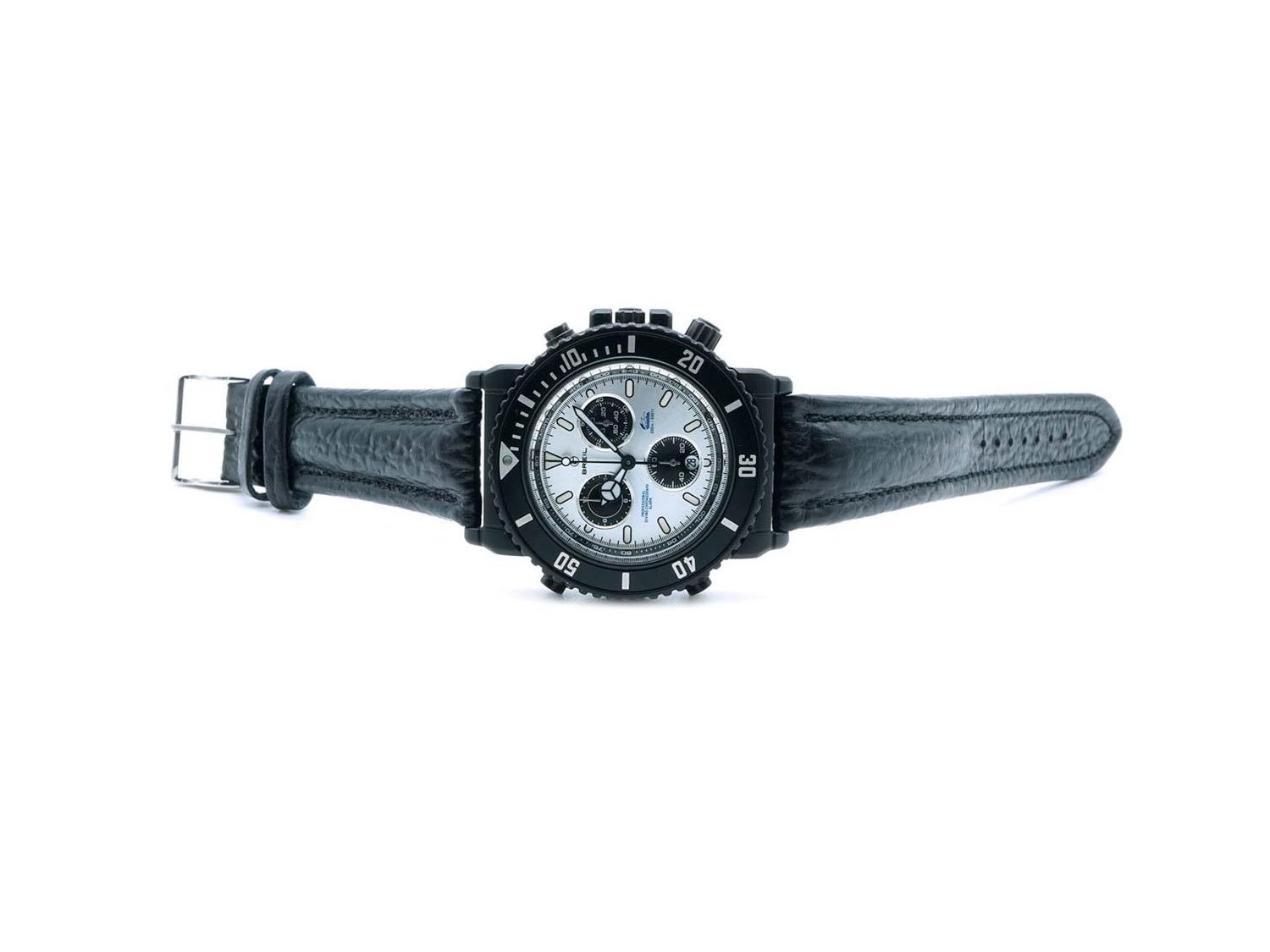 BREIL Manta Alarm Chronograph in acciaio Pvd Argent Ref. 2509770583 Z960. NUOVO