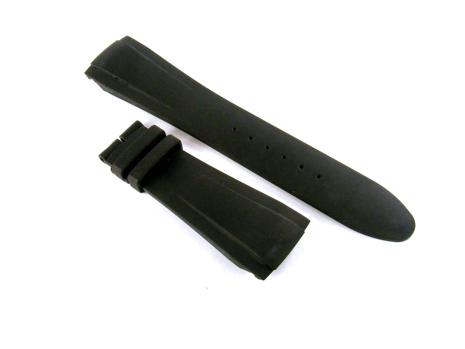 GIRARD PERREGAUX cinturino in caucciu nero MM 24 00 18 00. NUOVO