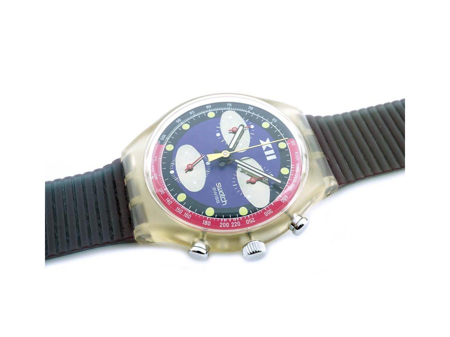 Swatch Chrono Blue Chip SCK101 1993 NOS Collectors Watch