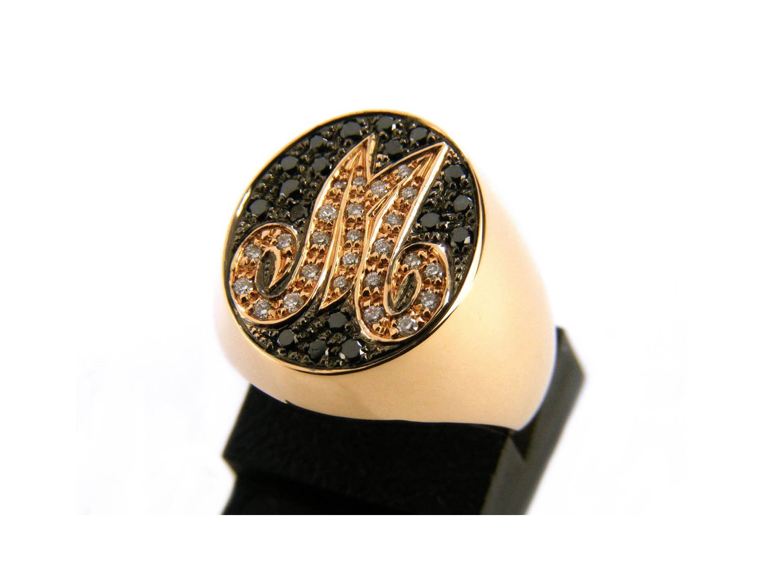 Anello mignolo lettera top