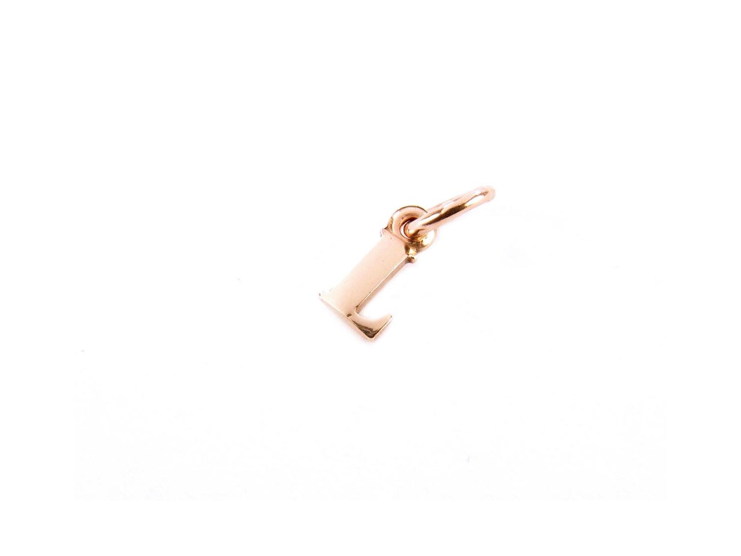 DODO by Pomellato ciondolo piccolo Lettera L in oro rosa 9Kt Ref