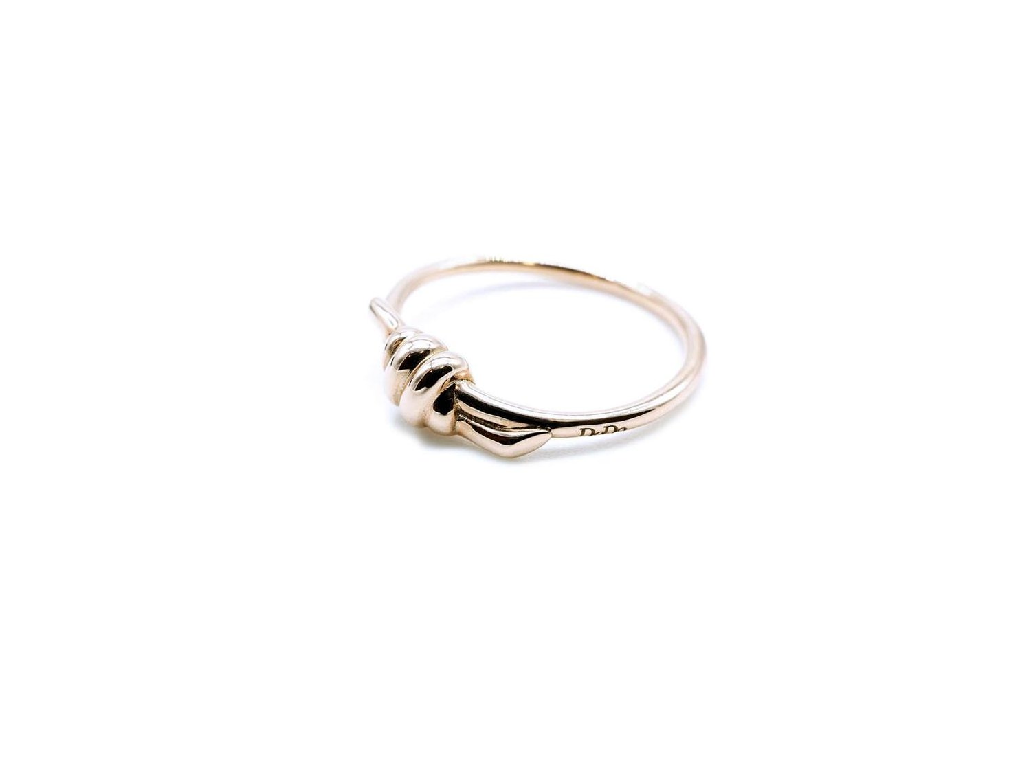 DODO by Pomellato anello Nodo in oro rosa 9Kt Misura 18 Ref. ADKNOT9K. NUOVO