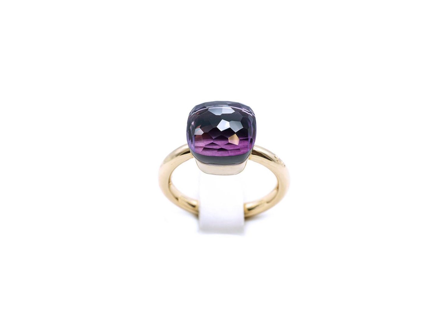Anello ametista pomellato sale