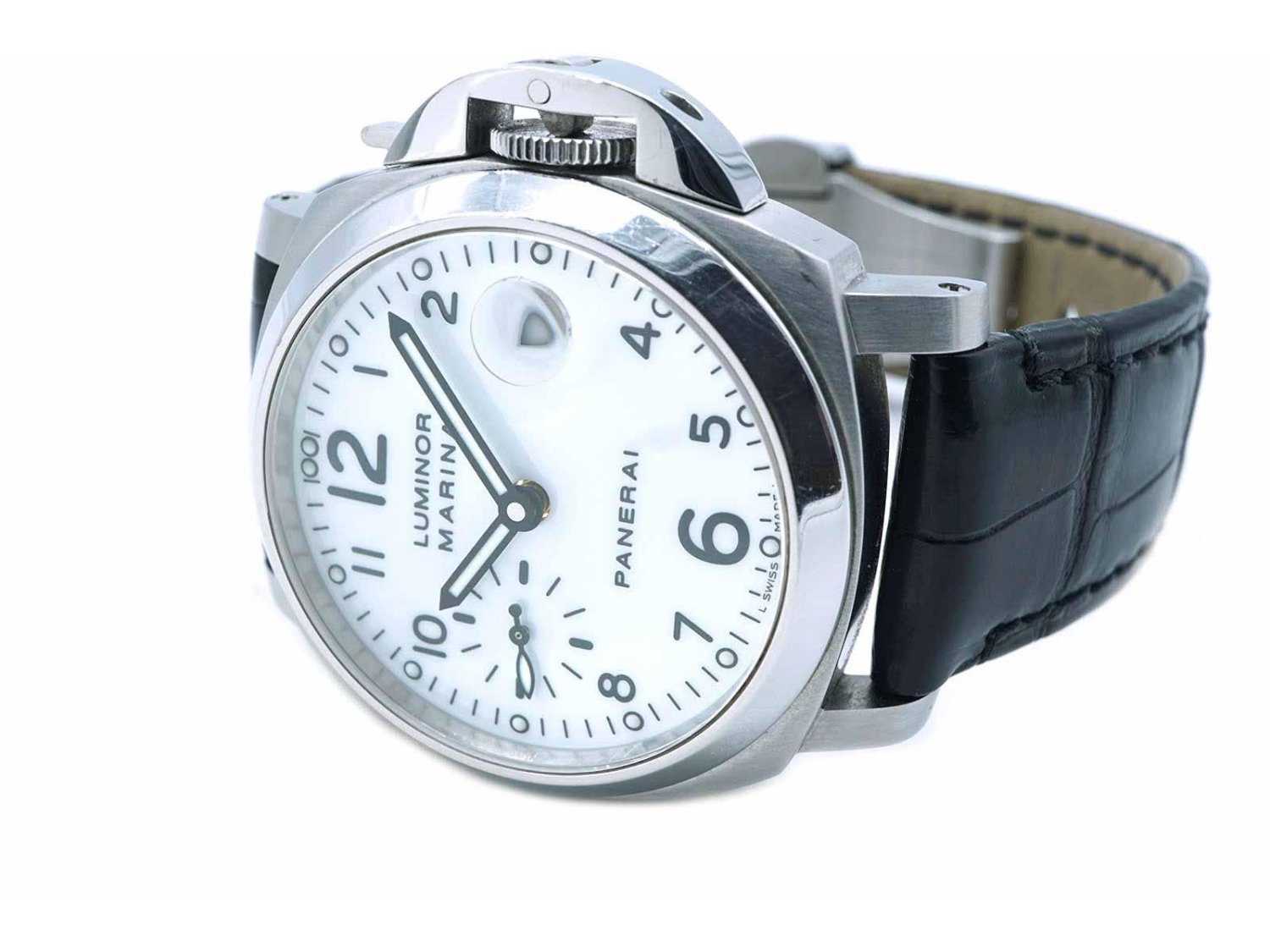 OFFICINE PANERAI Luminor 40 Marina Automatico in acciaio Bianco Ref. PAM00049. USATO