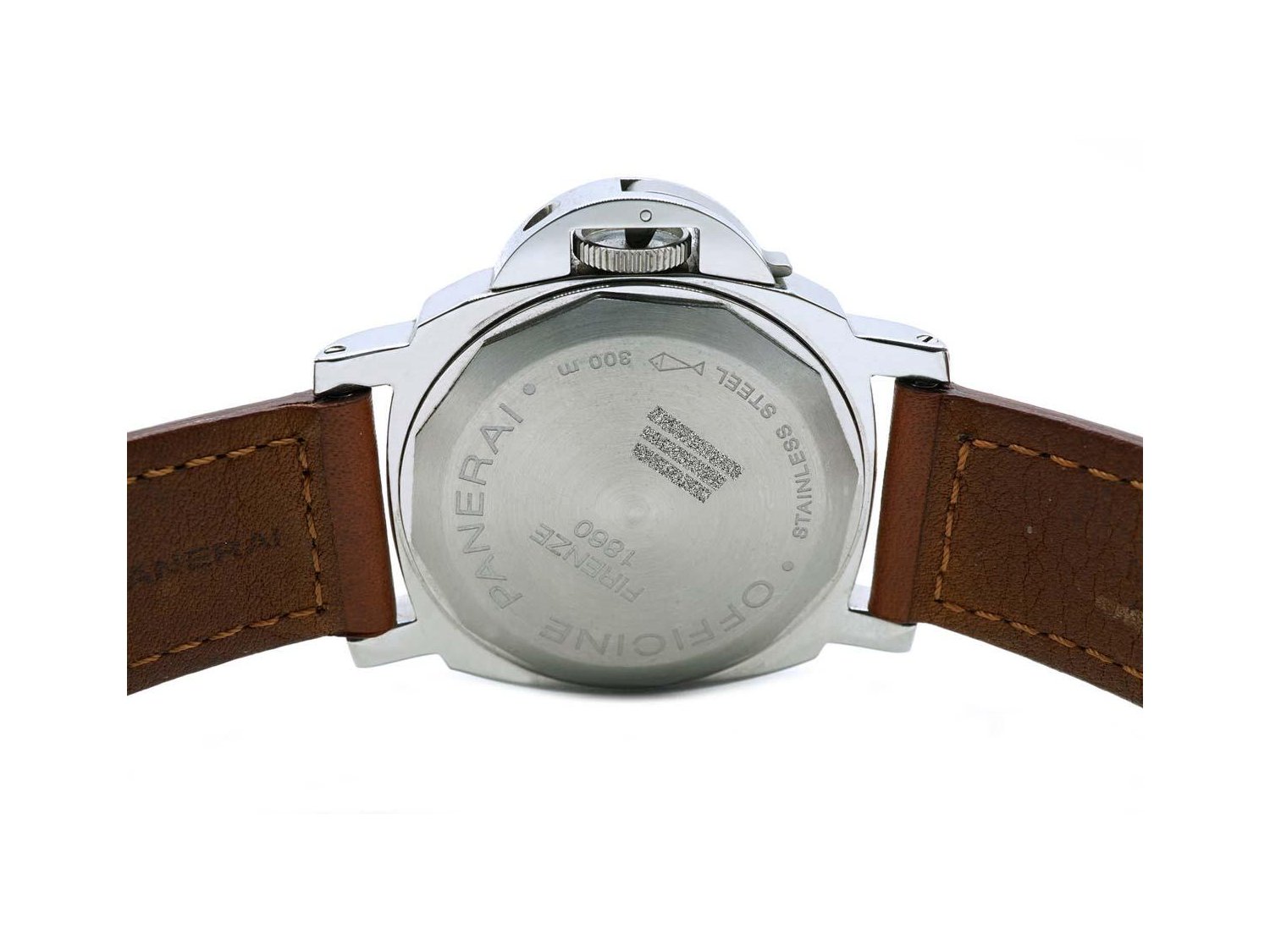 LUMINOR MARINA PANERAI Piccoli Secondi Carica Manuale in acciaio Bianco Ref. PAM0003. USATO