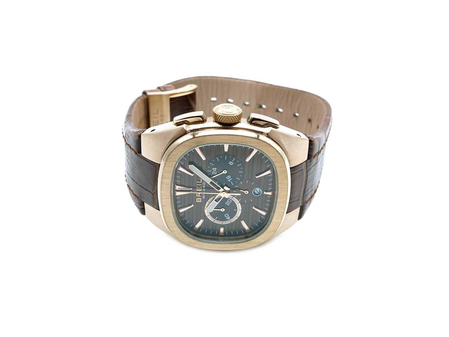 BREIL Cronografo in acciaio placcato oro rosa Marrone Ref. BW0305. USATO