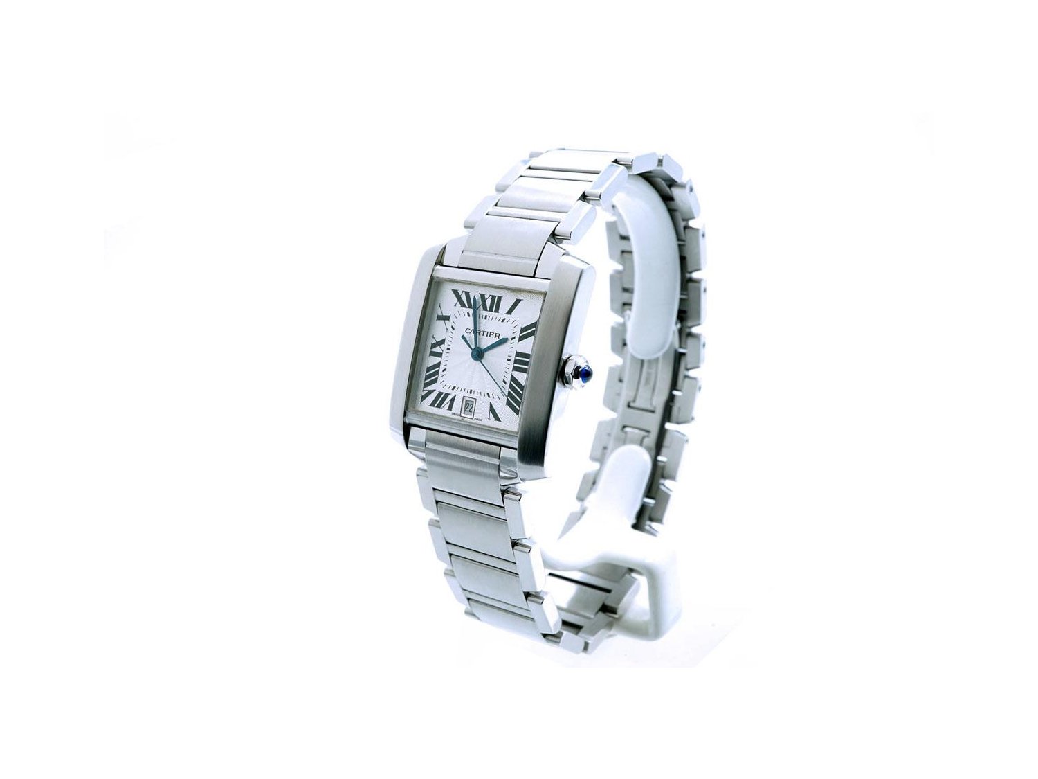 CARTIER Tank Francaise Grande Modello Automatico in acciaio