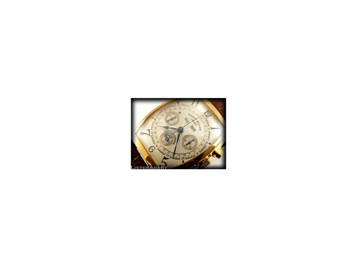 FRANCK MULLER Casablanca Master Calendar Magnum Crono in oro giallo 18Kt Argent Car. Man. Ref. 6850CCMC. NUOVO