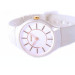 RADO True Thinline lady in ceramica bianca Bianco con diamanti Ref. R27958709. NUOVO!