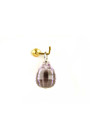 KIDULT ciondolo in oro bianco 9Kt e quarzo viola Ref. 143117. NUOVO!