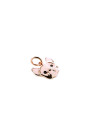 DODO by Pomellato ciondolo My True Love Bulldog Francese in oro rosa 9Kt e smalto Ref. DKMDOGFB9ACK. NUOVO!